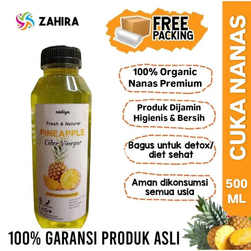 

CUKA NANAS 500ml Asli Tanpa Campuran 100% Kualitas Premium Untuk Kesehatan Pineaple Cider Vinegar