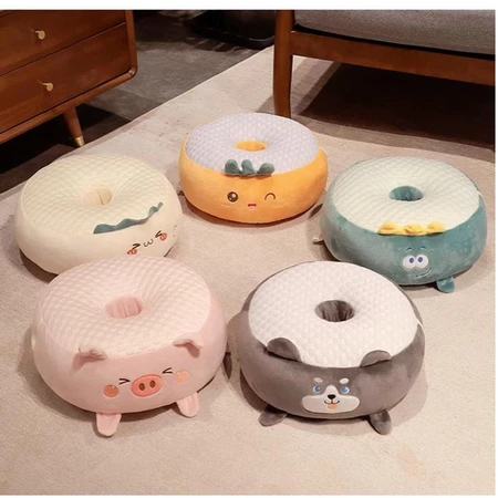 Bantal Donat Motif Lucu cocok untuk Anak dan Dewasa Lembut Aman Nyaman