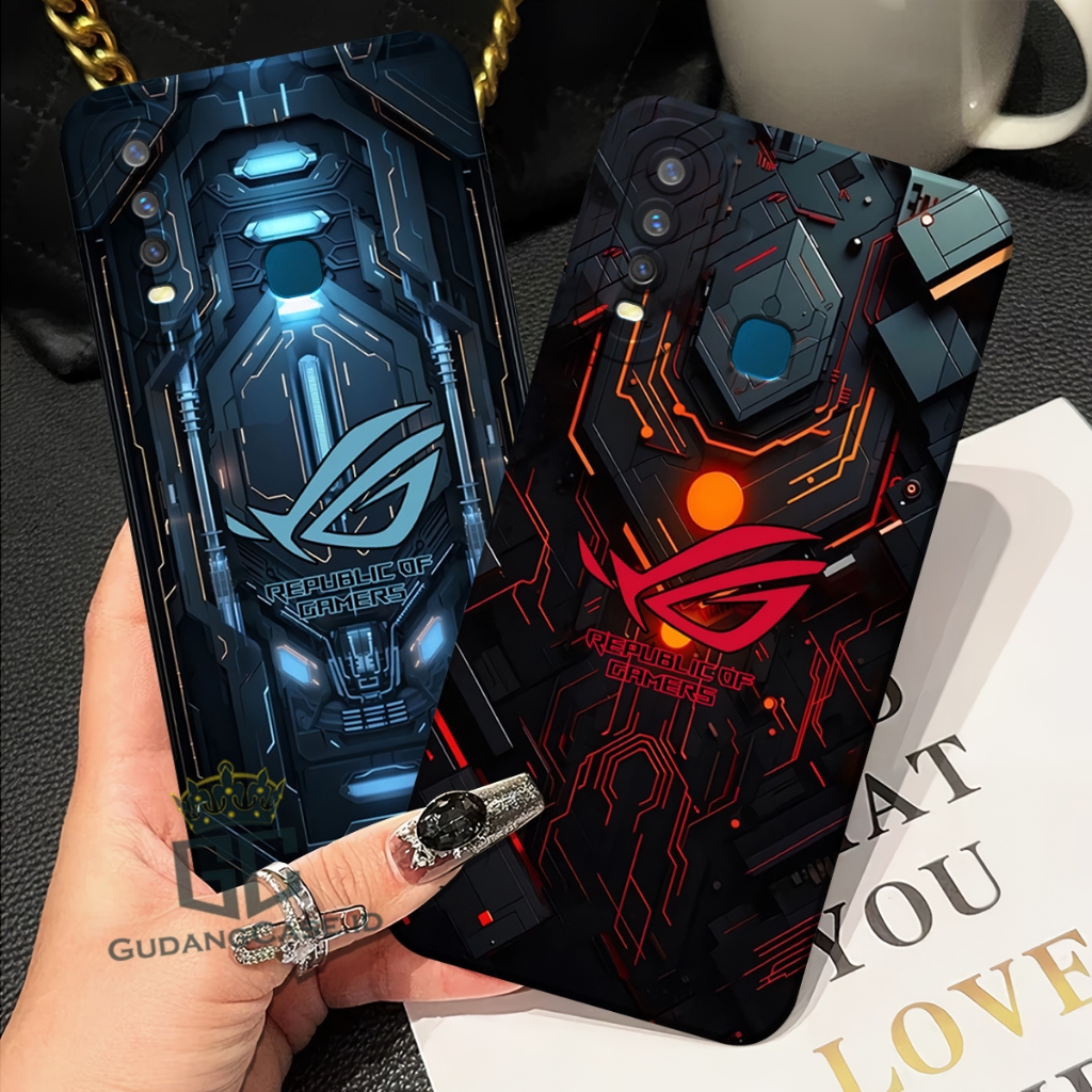 Casing Hp Vivo Y12 Y15 Y17 Y19 Y15S Y12S Y20 Y20S Y30 Y30i Y50 Case Gamers Silikon Pelindung Kamera