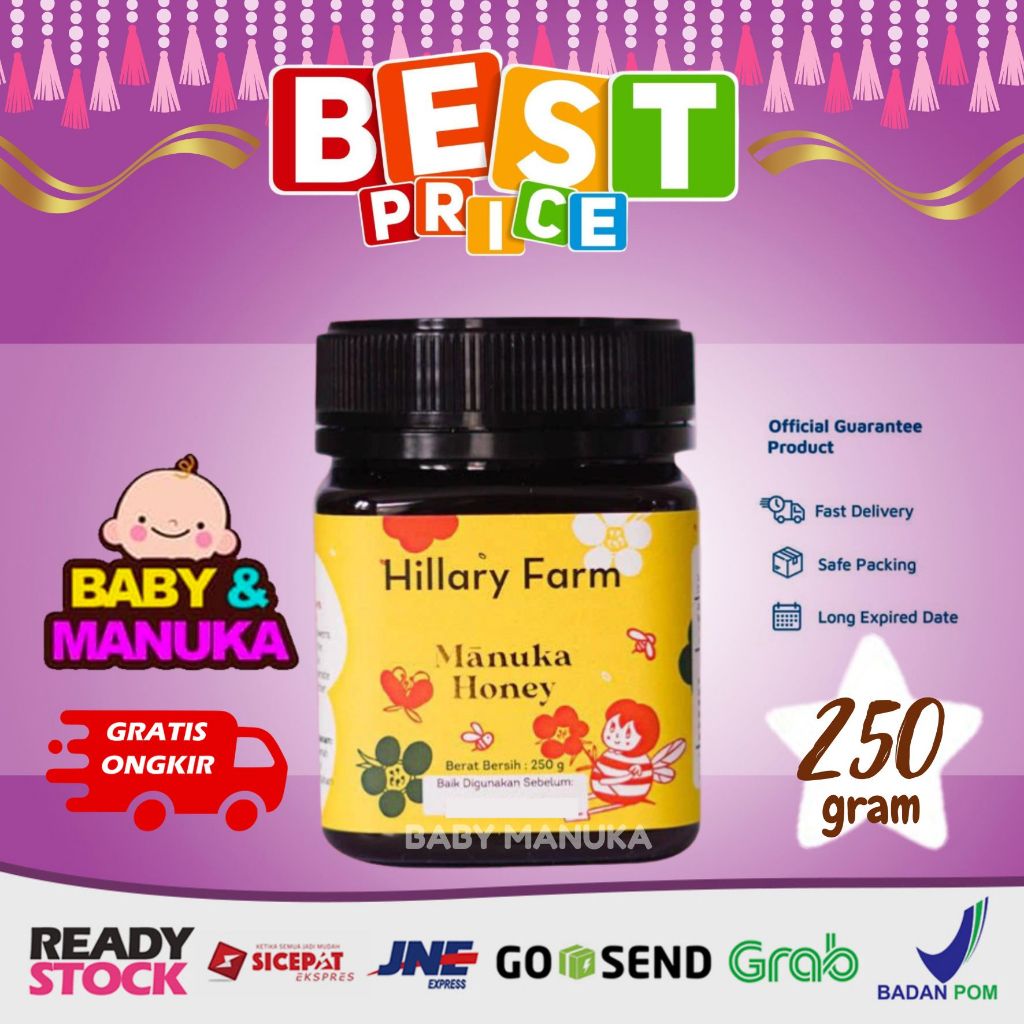 

Hillary Farm Manuka Honey 250gr - madu manuka anak (BPOM)