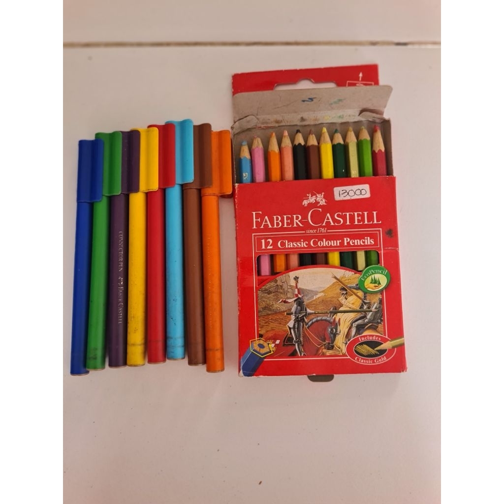 

PENSIL WARNA FABERCASTELL DAN STABILO BEKAS