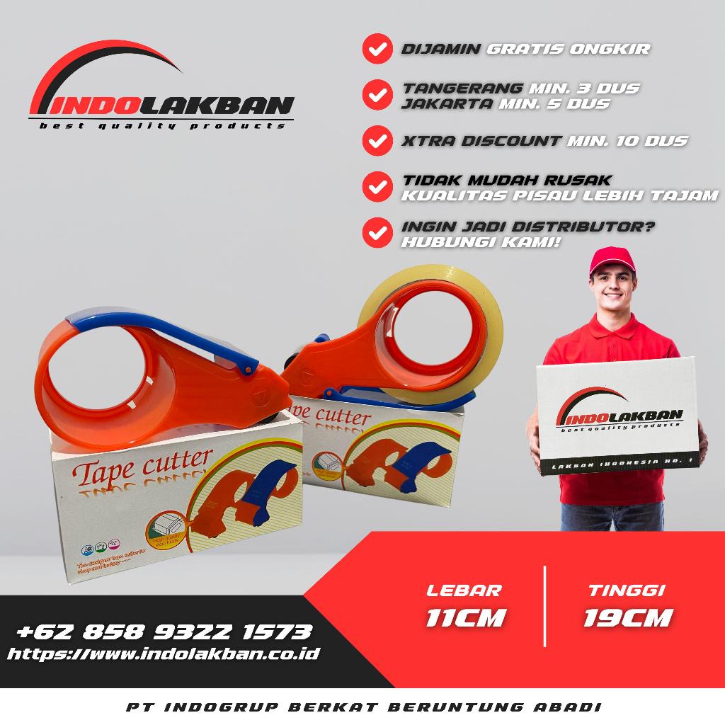 

INDOLAKBAN Dispenser / Cutter / Alat Pemotong Lakban - 2 inch 45 48 mm