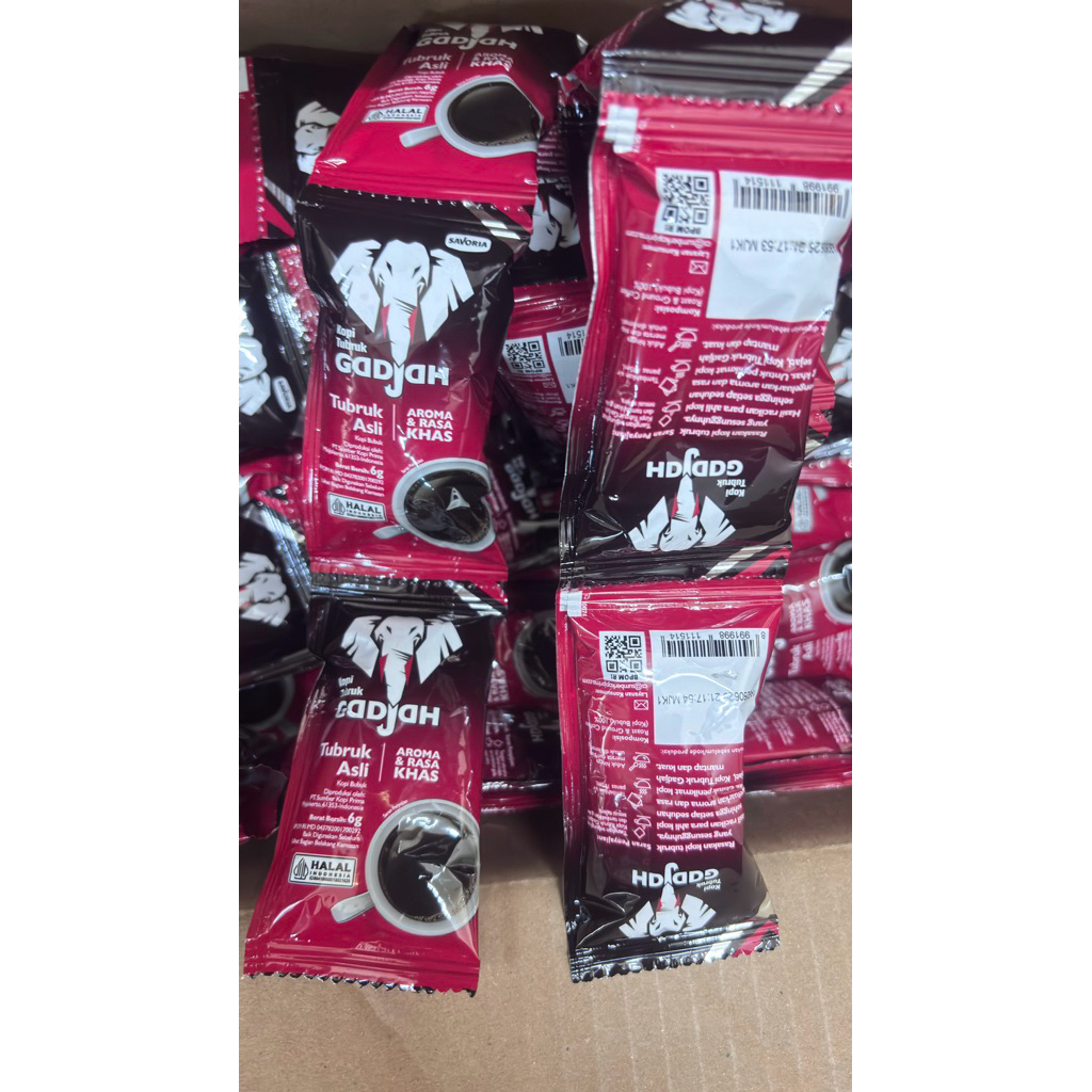 

KOPI TUBRUK GADJAH ASLI TANPA GULA - 1 RENCENG (ISI 10 SACET)