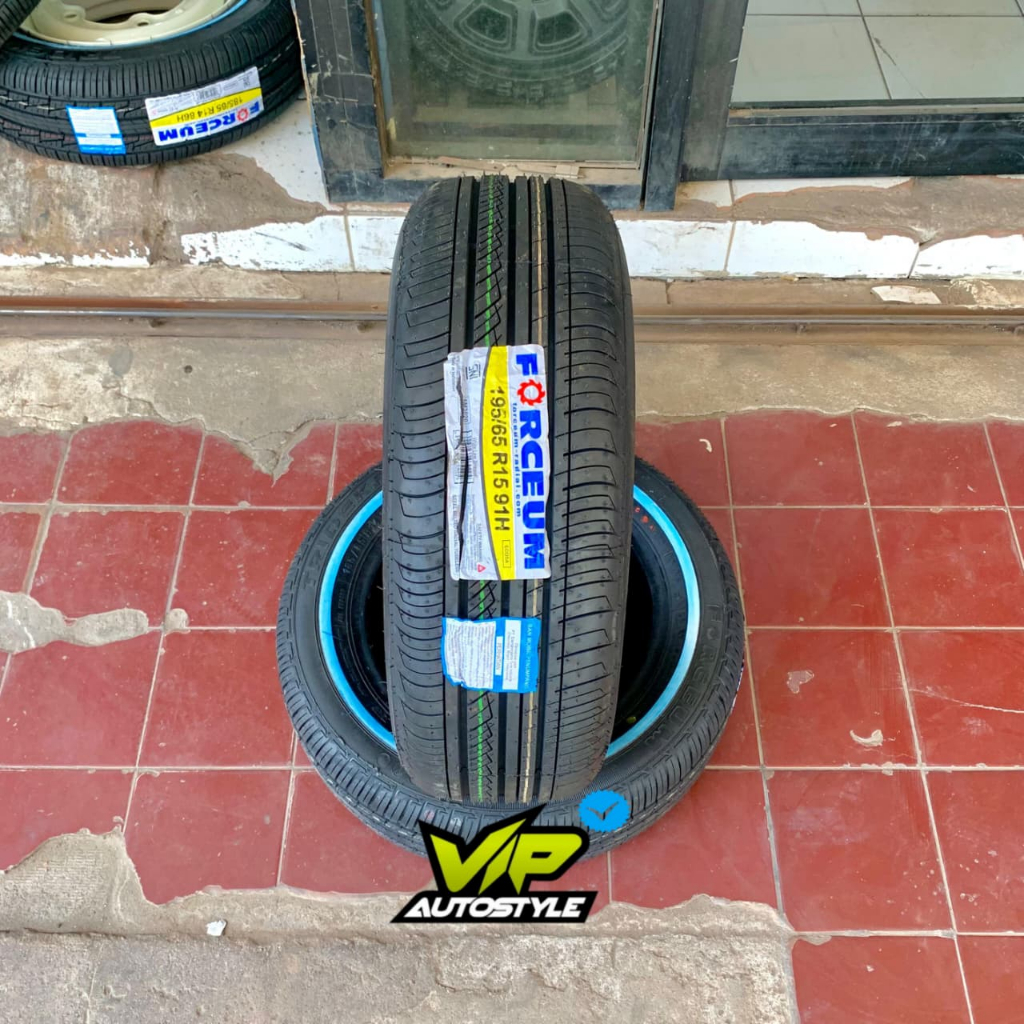 TERMURAH Ban List Putih Ring 15 Merk FORCEUM ECOSA WLW Ukuran 195 65 R15 Untuk Confero Mobilio