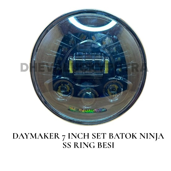 DAYMAKER 7 INCH SET BATOK NINJA SS RING BESI