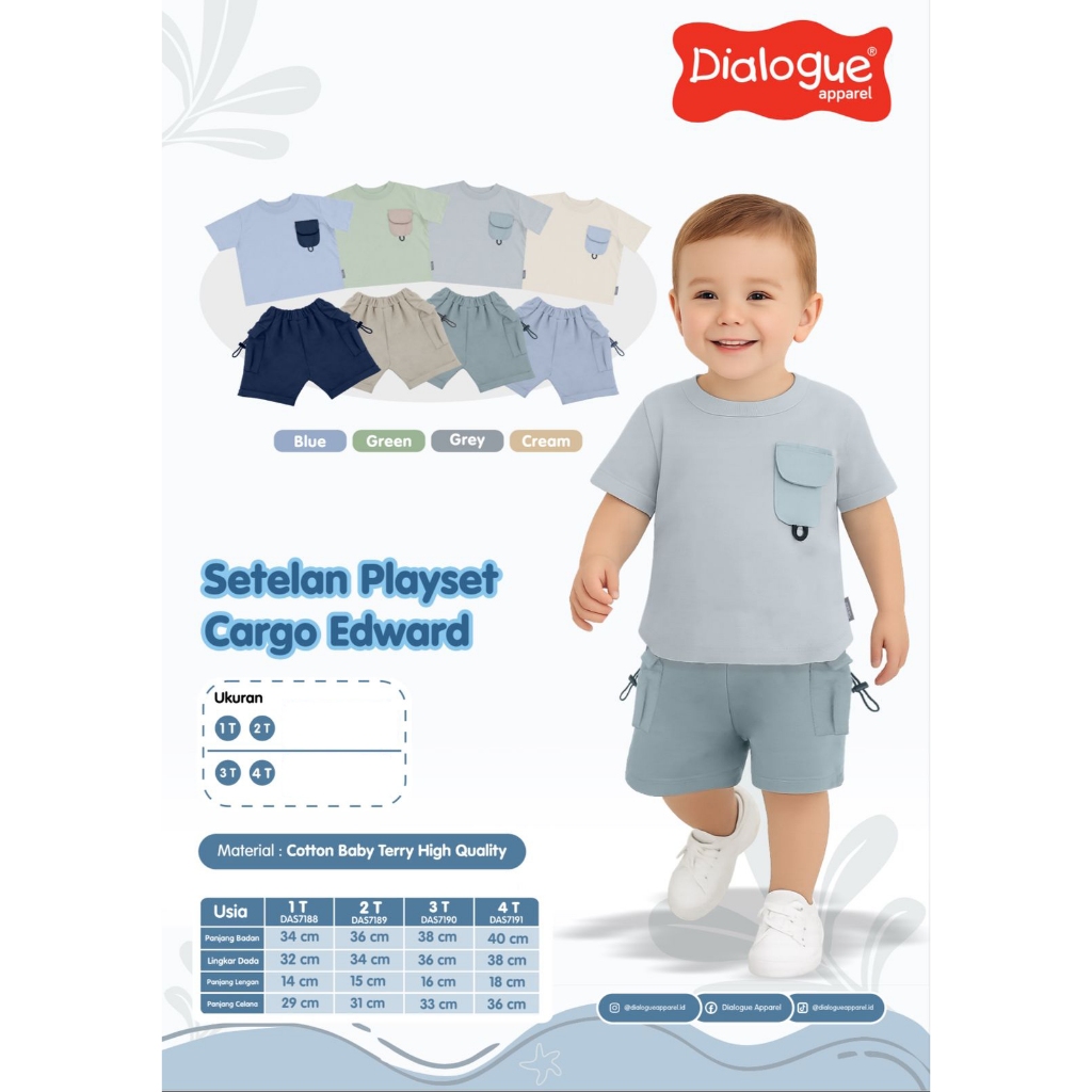 Dialogue Edward Short Set DAS7188 DAS7189 DAS7190 DAS7191