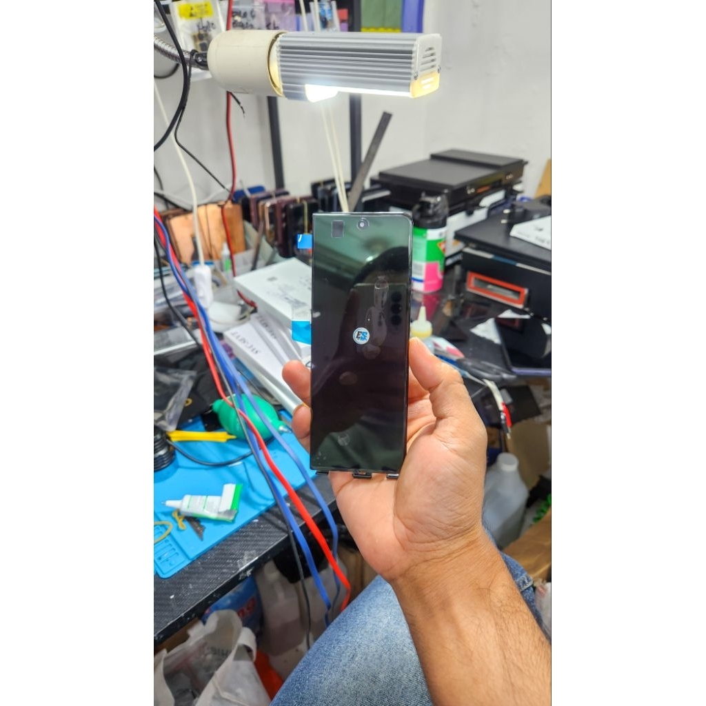 layar lcd depan samsung z fold 3 100% original product