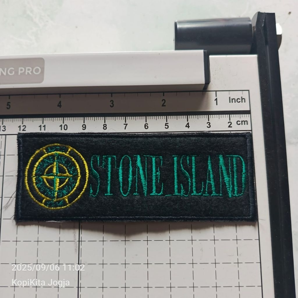 emblem patch bordir s island