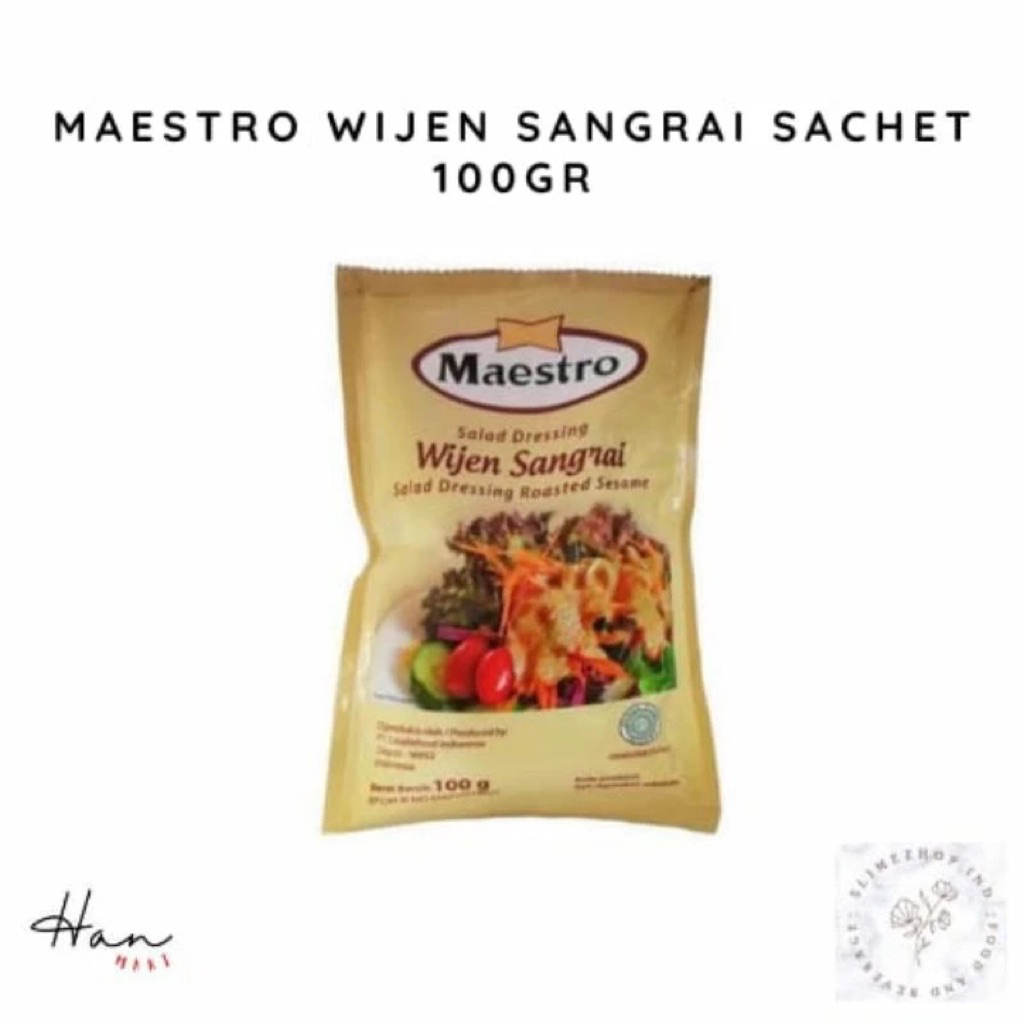 

MAESTRO WIJEN SANGRAI SALAD DRESSING 100gr