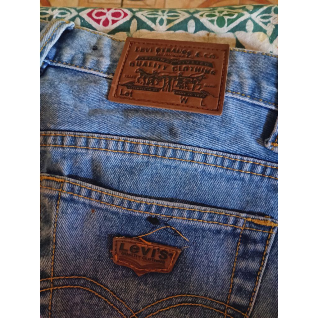 Celana Levis Biru muda Preloved Unisex