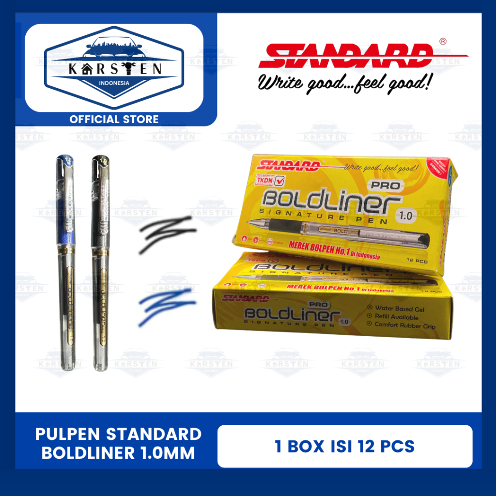 

Pulpen | Bolpen | Pena Standard Boldliner Pro 1.0mm Signature Pen