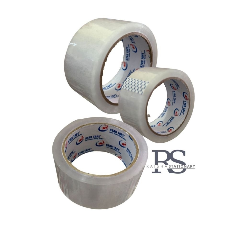 

Lakban Bening (Per 1 Pcs) 100 Yard x 48 Mm Startape