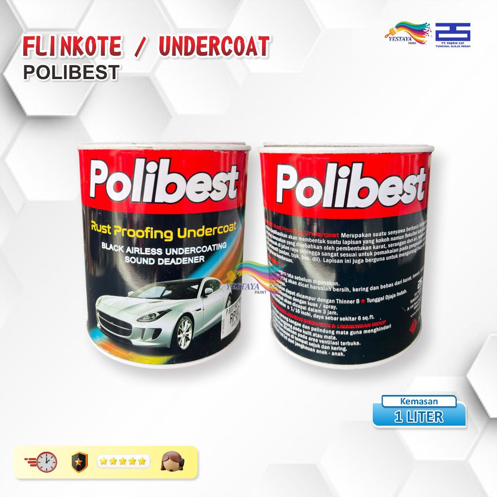 FLINKOTE RPUC POLIBEST CAT ANTIKARAT MOBIL MOTOR 1 KG