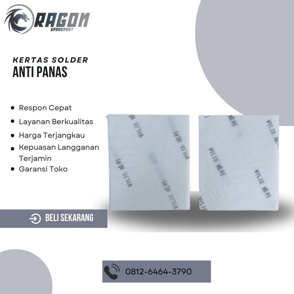 SOLDER KERTAS ANTI PANAS ORIGINAL