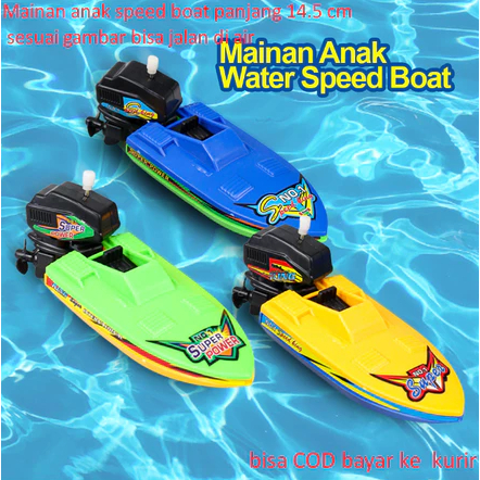 AL MAINAN PERAHU AIR ANAK WATER BOAT MINI SHIP CHILDER TOY