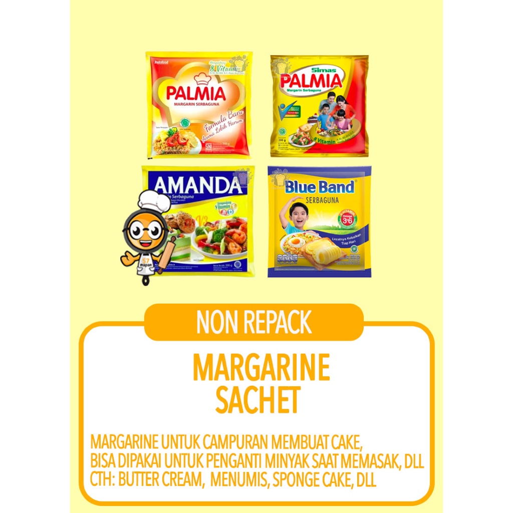

[PAKET HEMAT] ROYAL PALMIA MARGARINE SACHET 200 GR