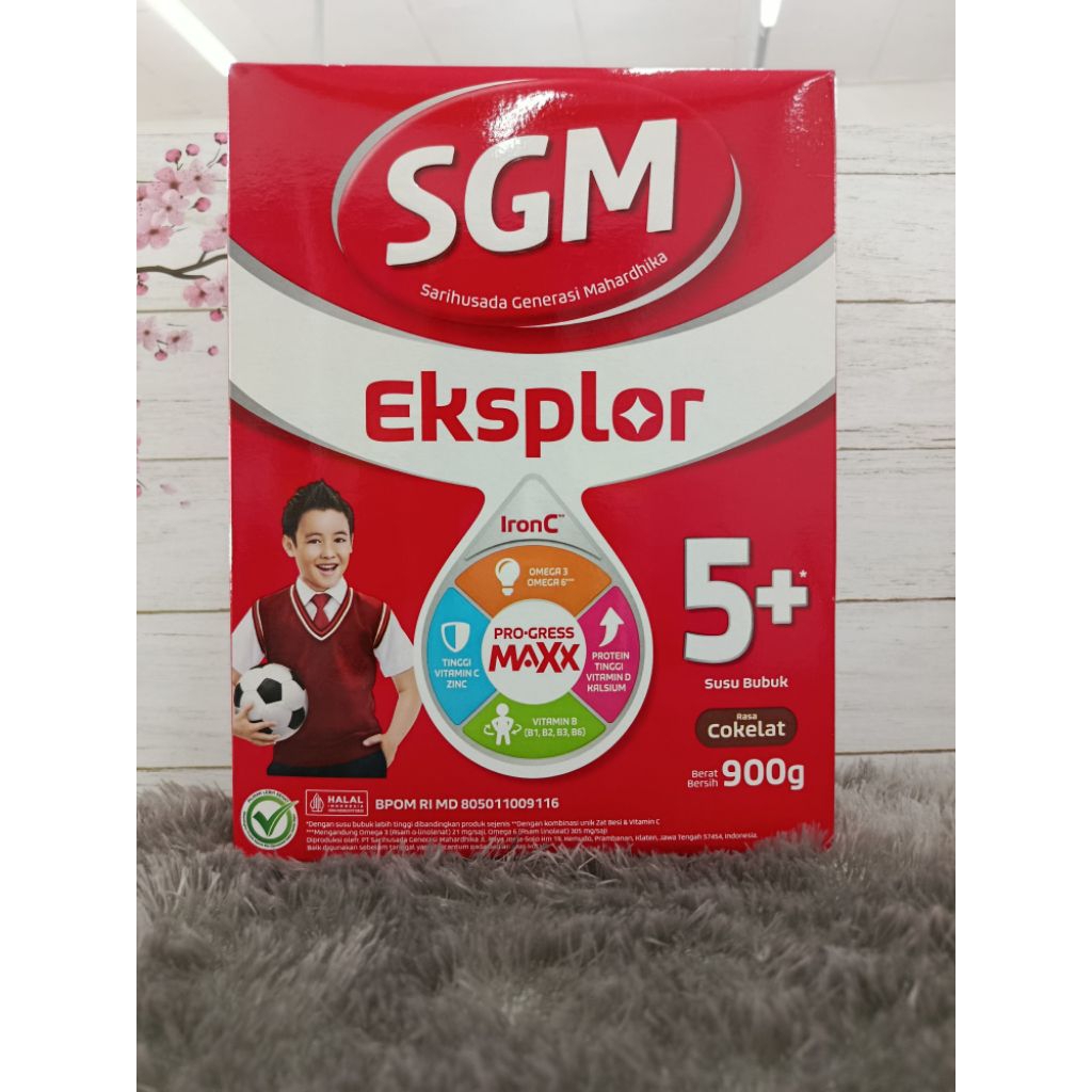

SGM Eksplor 5 Plus Coklat 900gr – Susu Pertumbuhan Anak Usia 5–12 Tahun