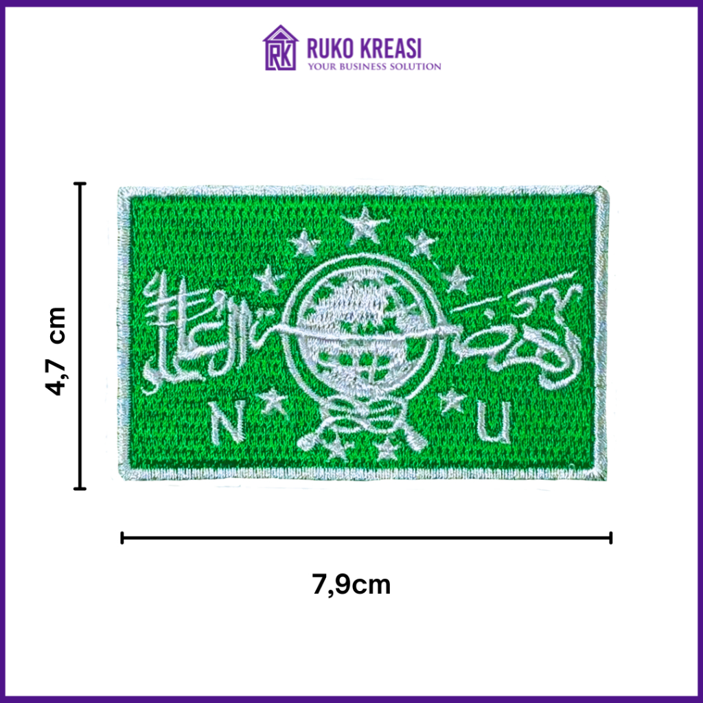 "No SPayLater"  Bet NU - Nahdlatul Ulama - Bordir logo - Bordir timbul - Badge