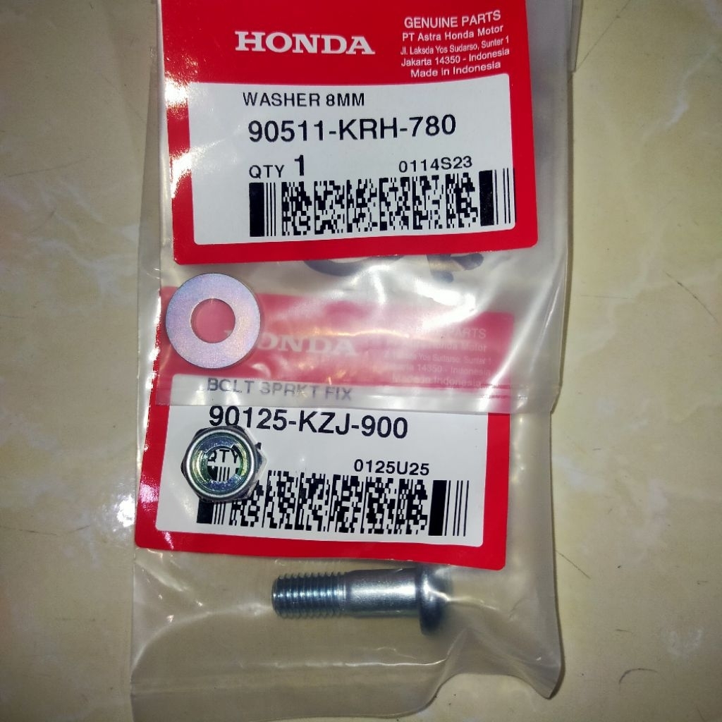 [1pc] Baut Gear/Gir Belakang CRF 150L Original AHM Genuine Part