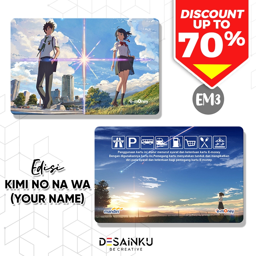 Emoney EDISI KIMI NO NA WA (YOUR NAME) / Tap Cash Flazz Brizzi / ANIME