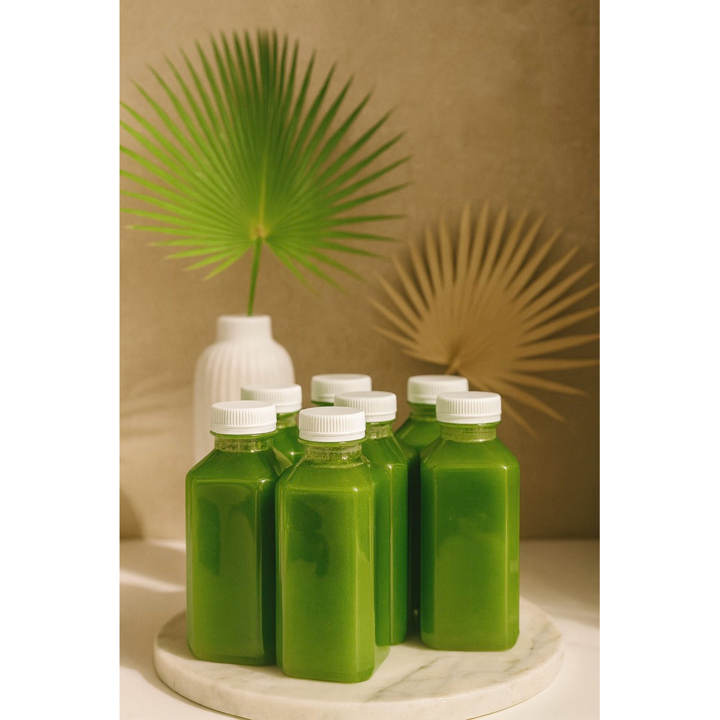 

GREEN DETOX cold pressed juice