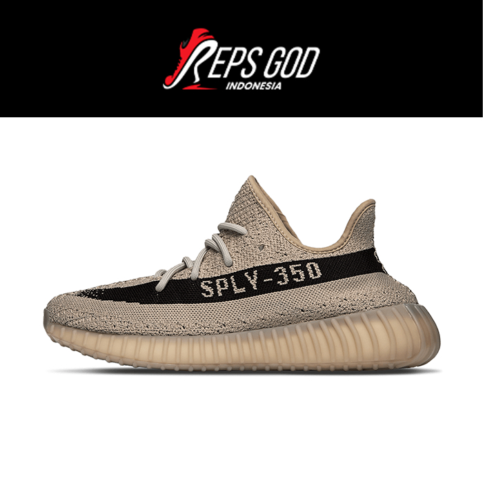 Sepatu Adidas Yeezy Boost 350 V2 Core Slate Black Bone Grey Casual Gym Olahraga Jogging Joging Pria 