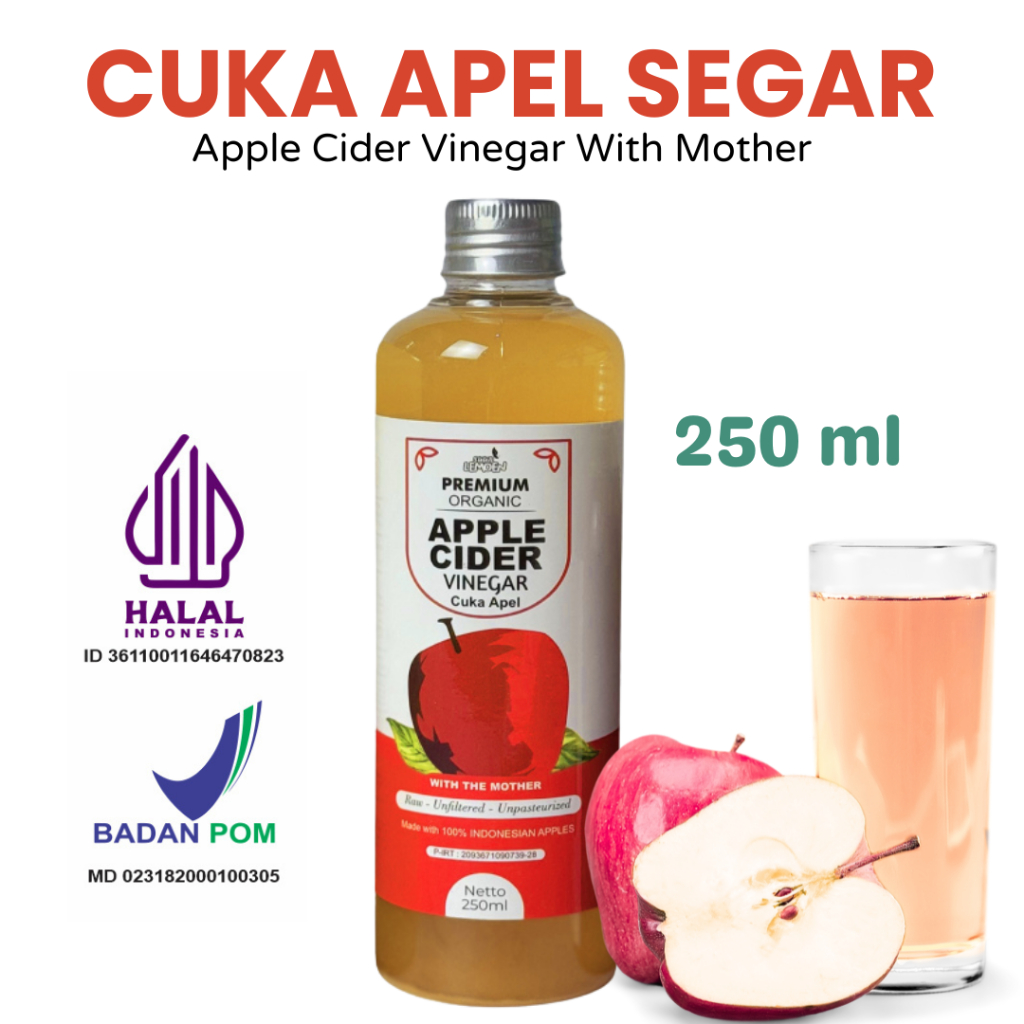 

Suur Lemoen Cuka Apel 250 ml With The Mother