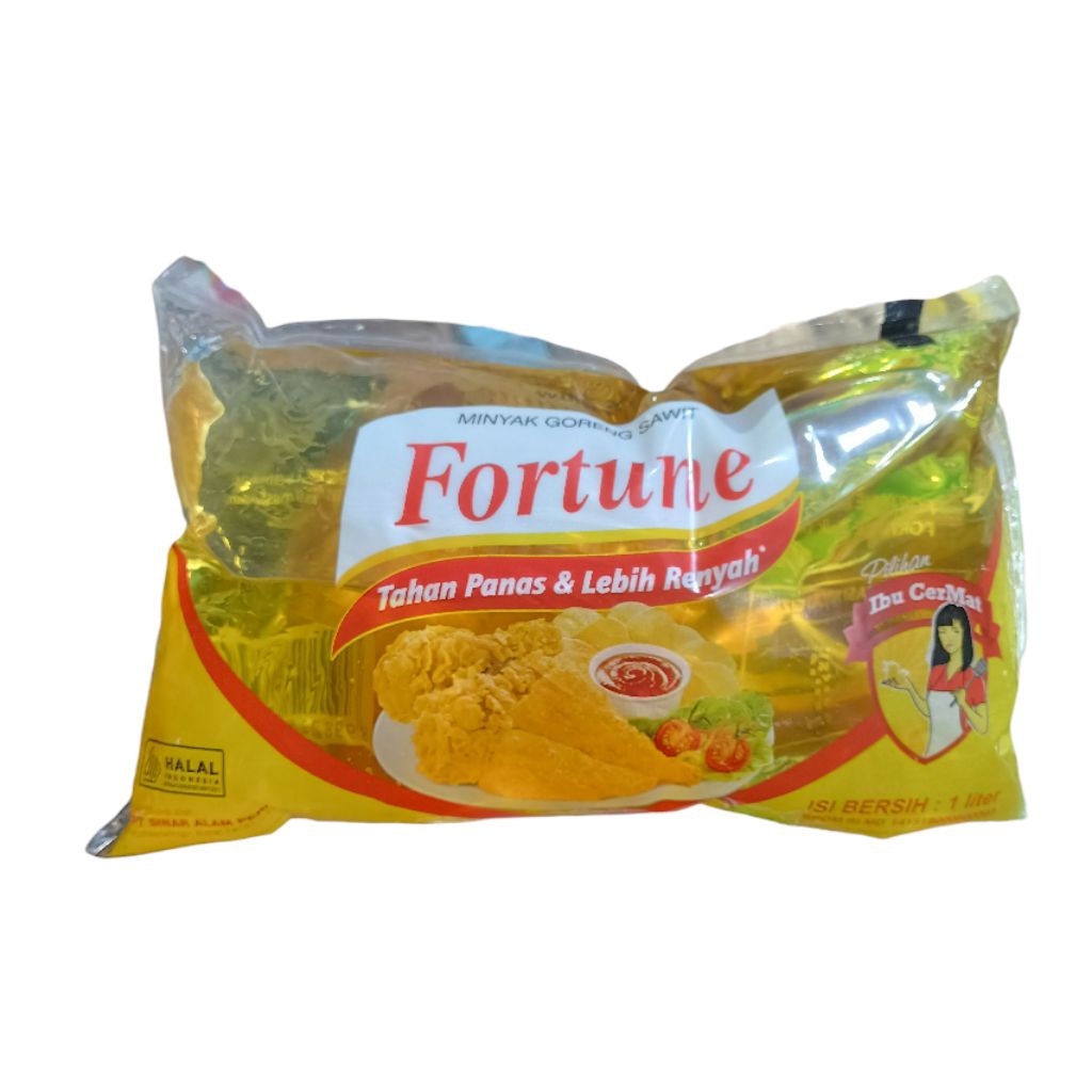 

Minyak Goreng Fortune 1 Liter Bantal Minyak Kelapa Sawit 1000ml