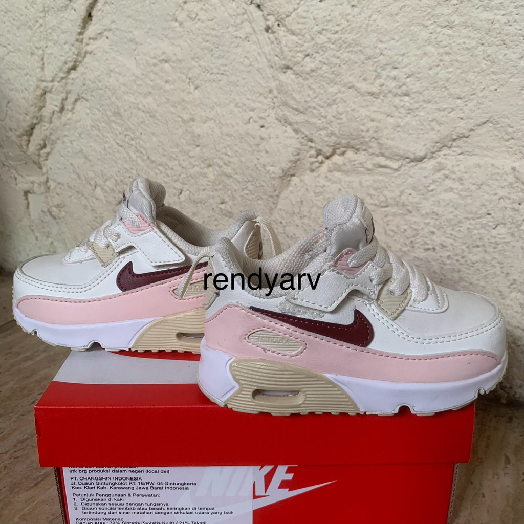 Sepatu Anak Nike Air Max 90 EasyOn Shoes Phantom