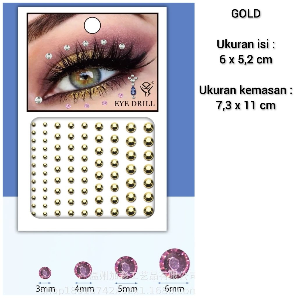 

Stiker Kristal Wajah Diamond Face Stiker Kristal