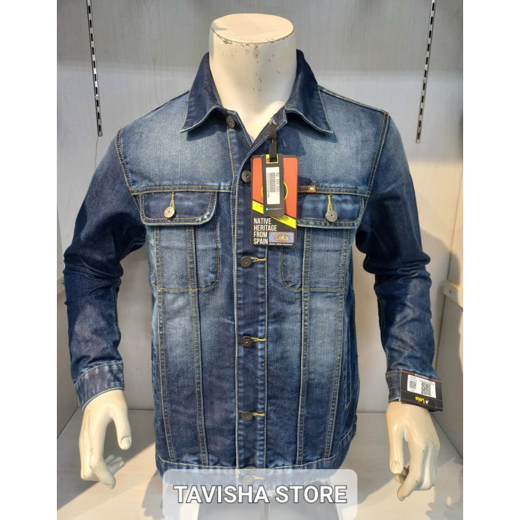 Jaket Denim LOIS Original Premium Stylish Casual Cowok | DiJamin Ori 100% Best Seller