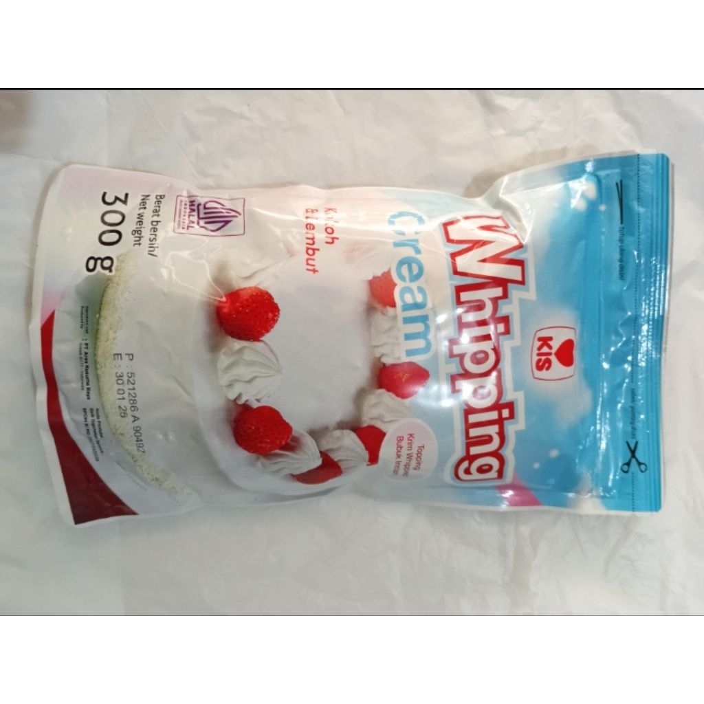 

whipping cream kiss 300gr