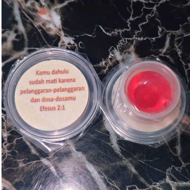 

Anggur Perjamuan Kudus + Hosti Ayat 4,5cm Cup Bening