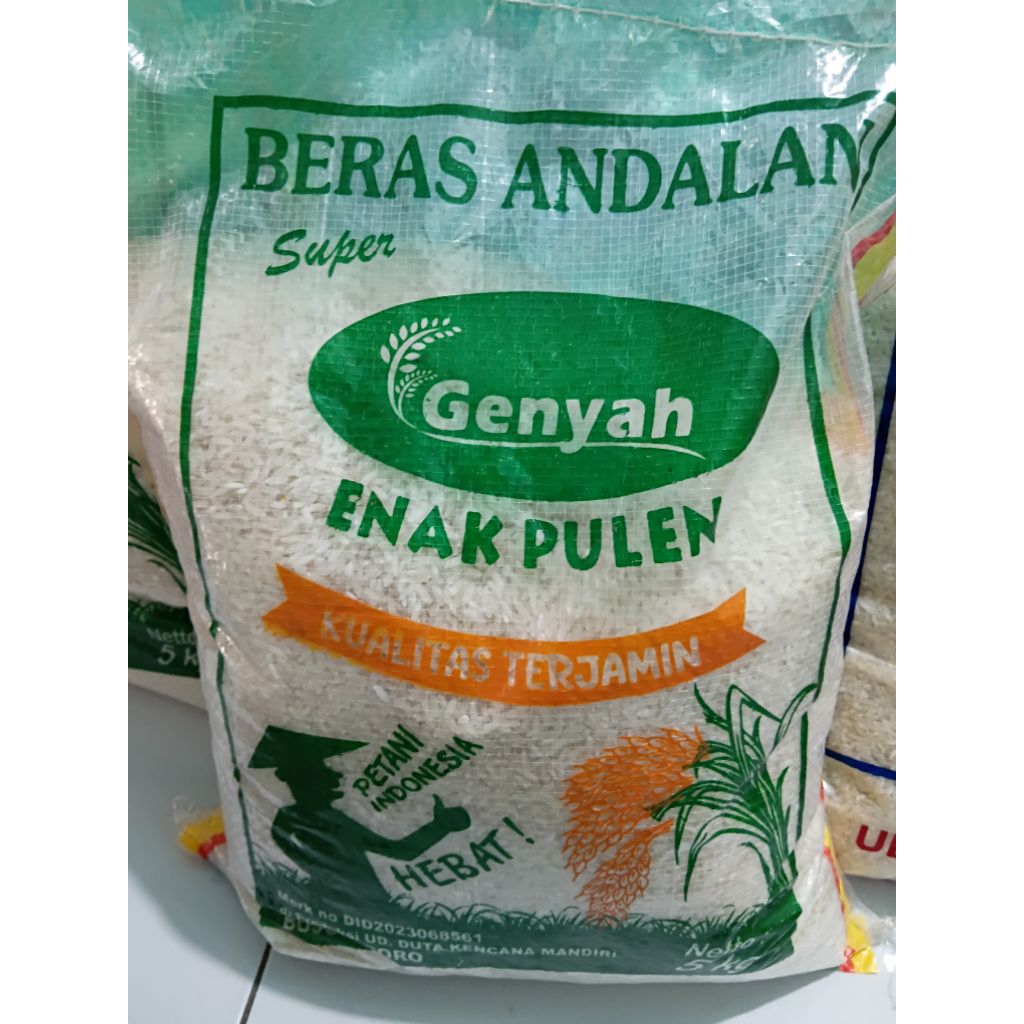 

Beras genyah 5kg,pulen