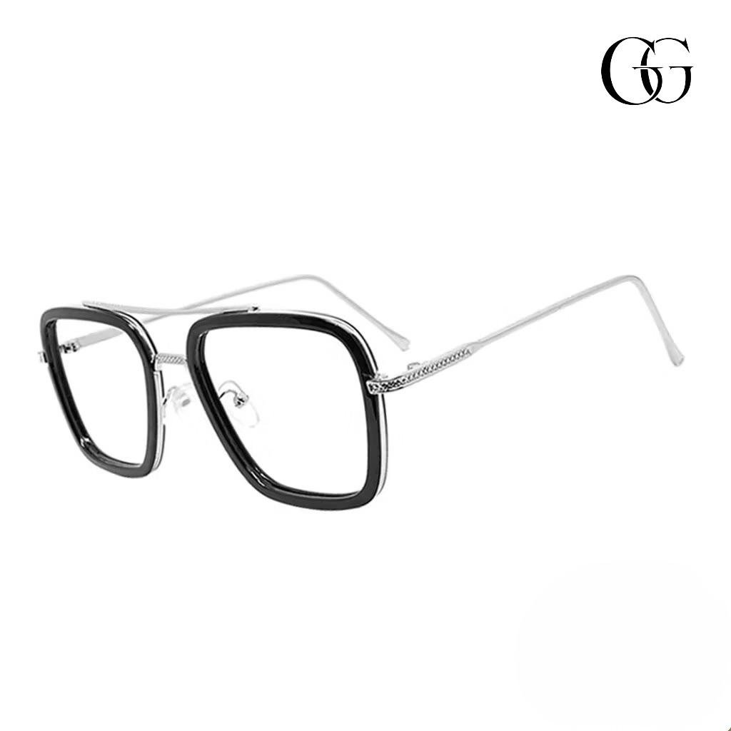 Frame Tony Stark Unisex Full Titanium | Kacamata Besi Premium | Minus Plus