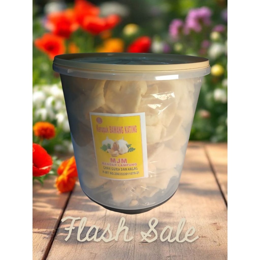 

Kerupuk Bawang Kating MJM Kemasan Toples