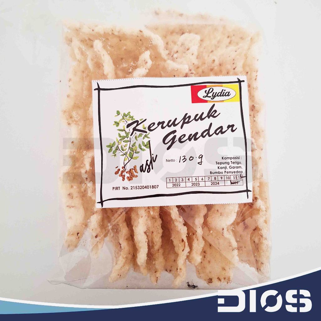 

Kerupuk Gendar LYDIA 130gr Cemilan Halal Bandung