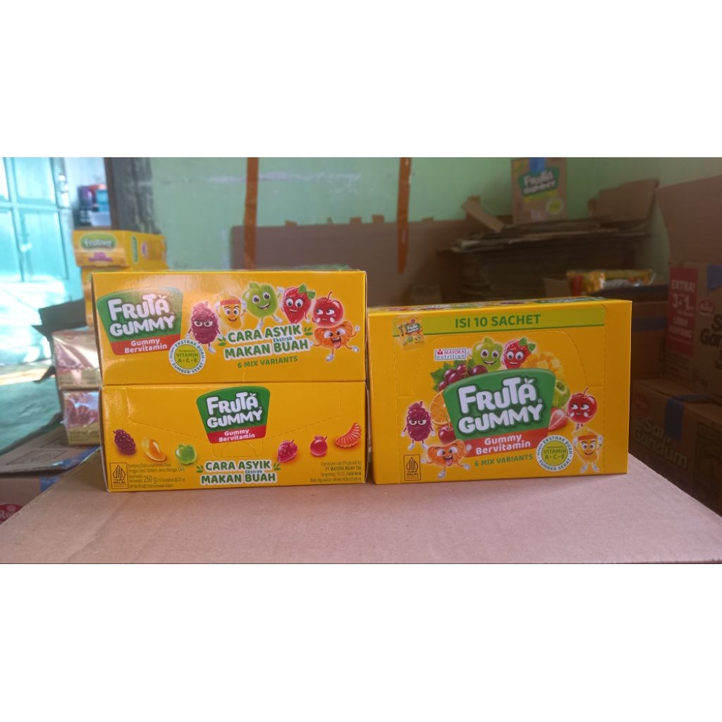 

Fruta Gummy ( isi 10 pcs @ 25gram)
