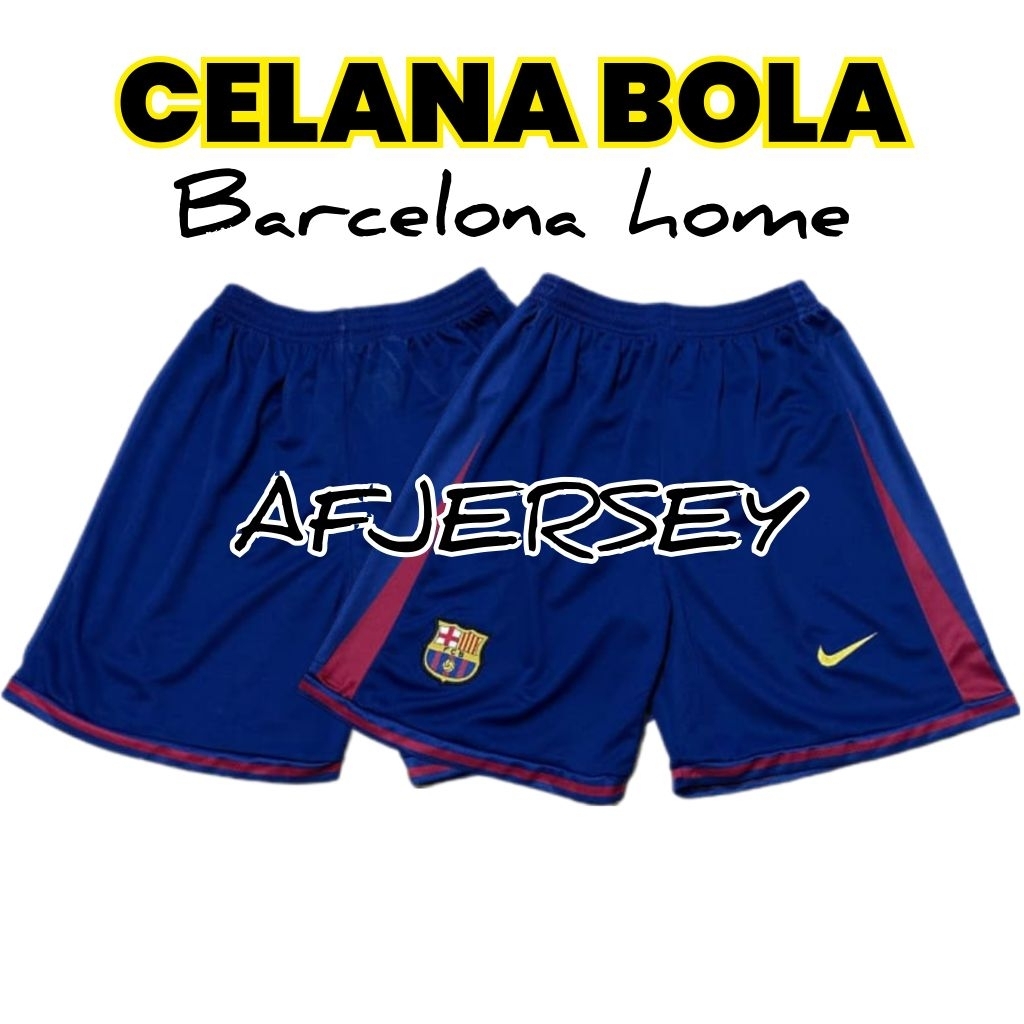 Celana Bola Barca Home New 2025 2026 Celana Kolor Celana Pendek Premium High Quality AFJERSEY