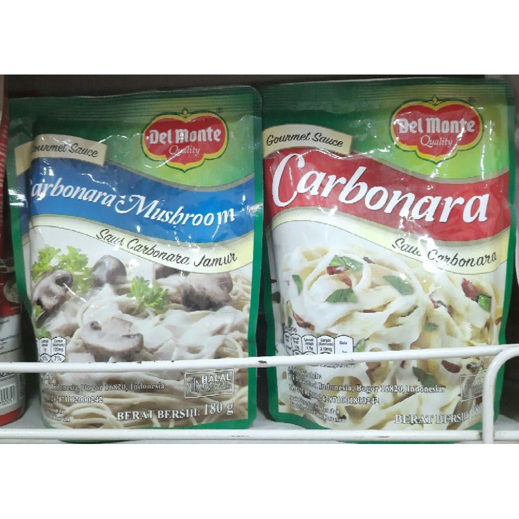 

Del Monte Saus Carbonara / Carbonara Mushroom 180gr