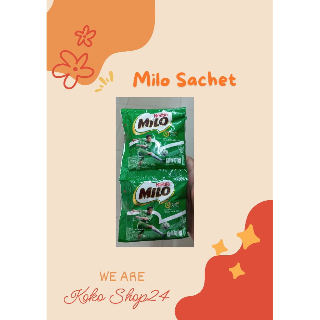 

Susu Milo Bubuk Sachet 22g Minuman Cokelat Energi Praktis - Susu Milo Coklat - Milo Minuman Coklat - Milo Murah