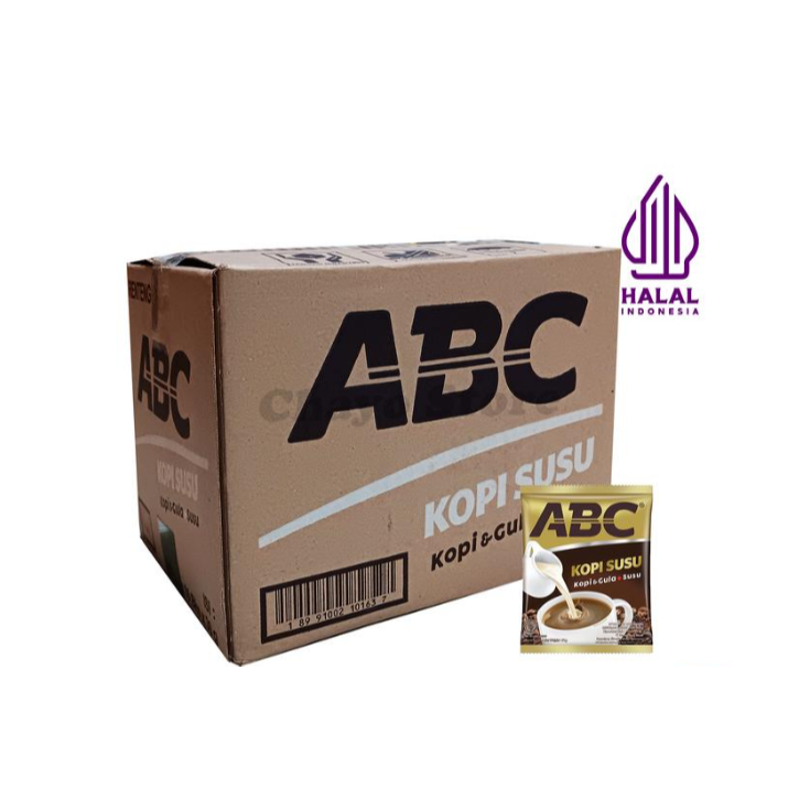 

KOPI ABC SUSU 1 DUS ISI 12 RENCENG x 10 SACHET