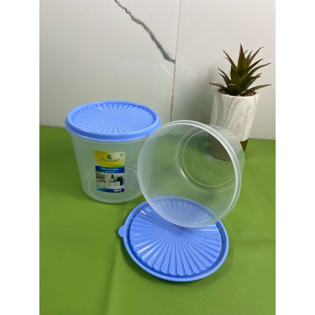 ( 6 Pcs ) Toples 2 Liter New Cornelius / New Cornelius 617/ Toples Kue / Toples Kerupuk / Toples