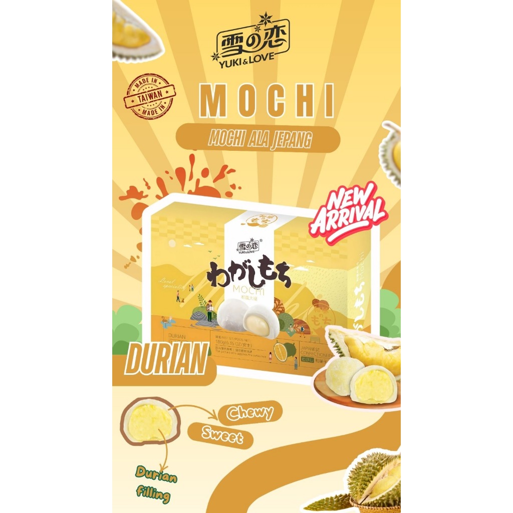 

Yuki & Love Taiwan Mochi 180 gram