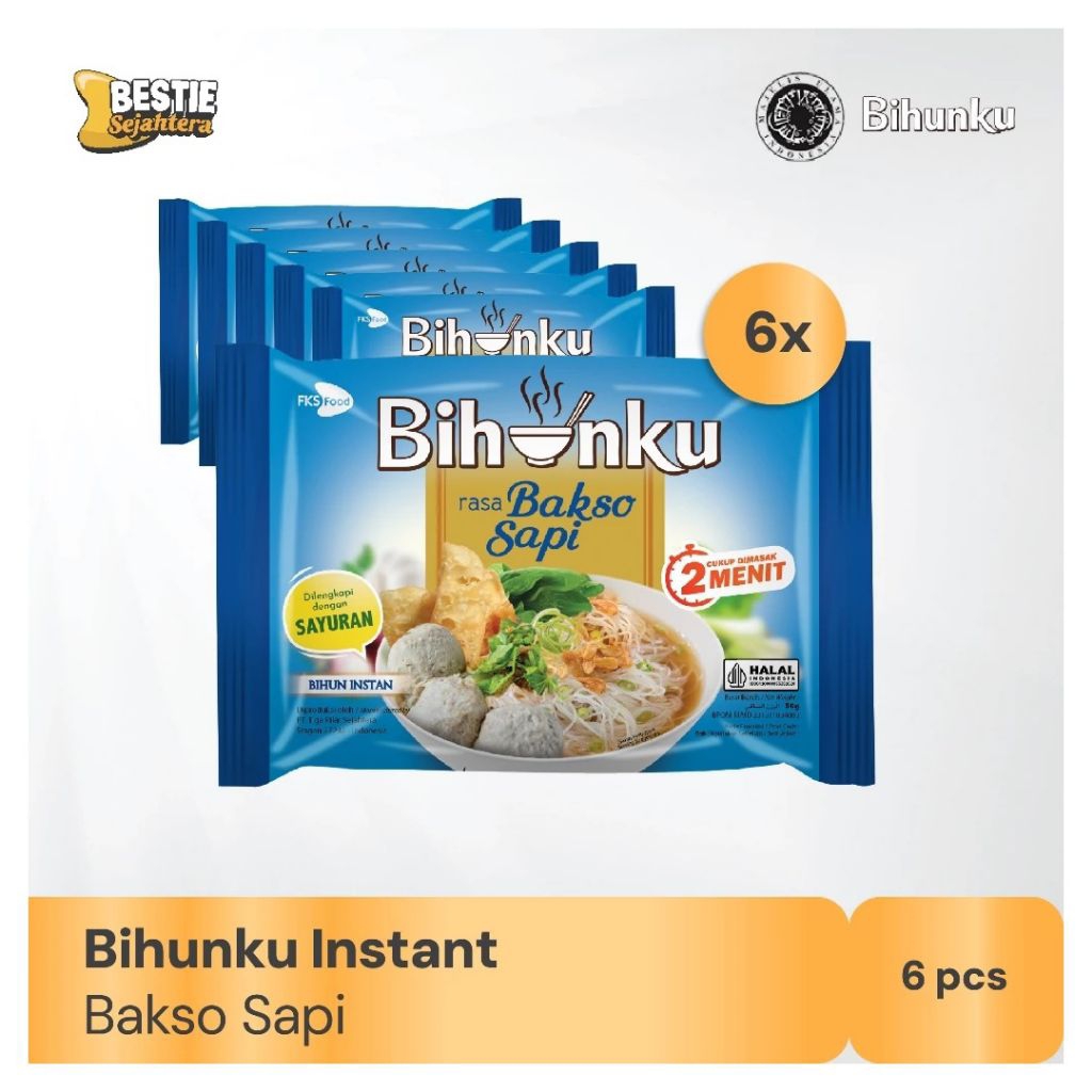 

Paket Bundling 6 Pcs - Bihunku Instan Bakso Sapi