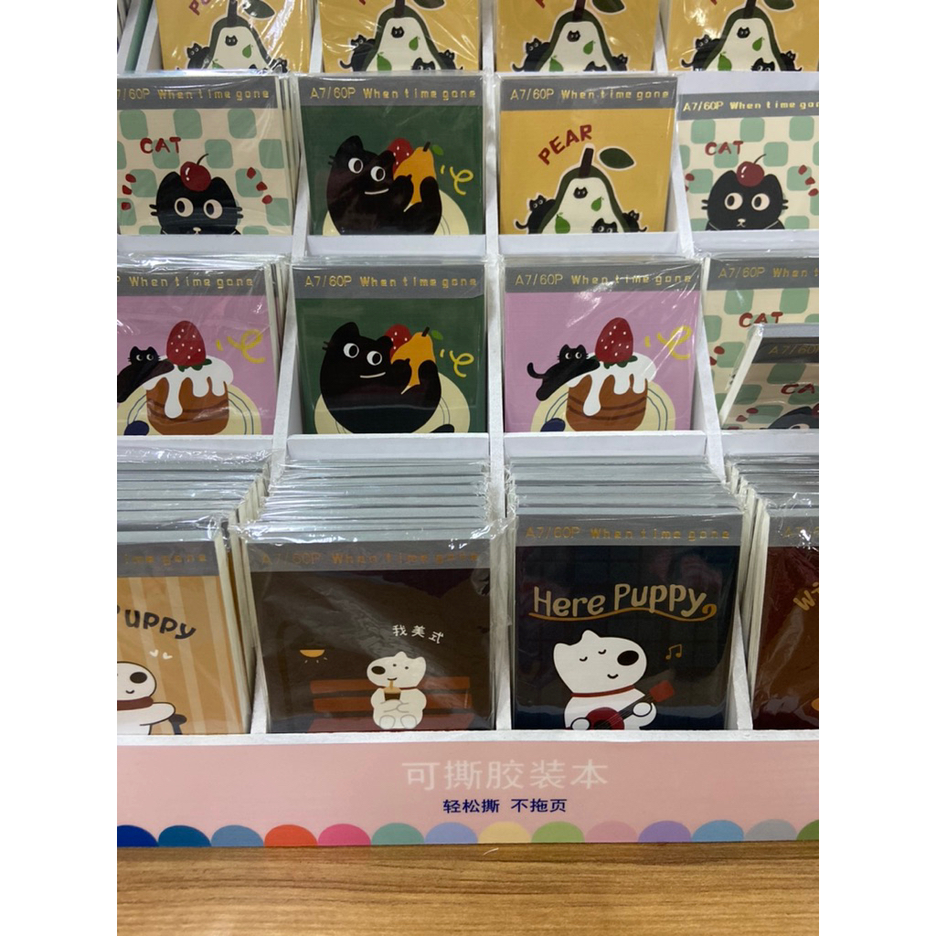 

Notebook Pad / Buku tulis Here’s Puppy | By Toko Sapi ツ