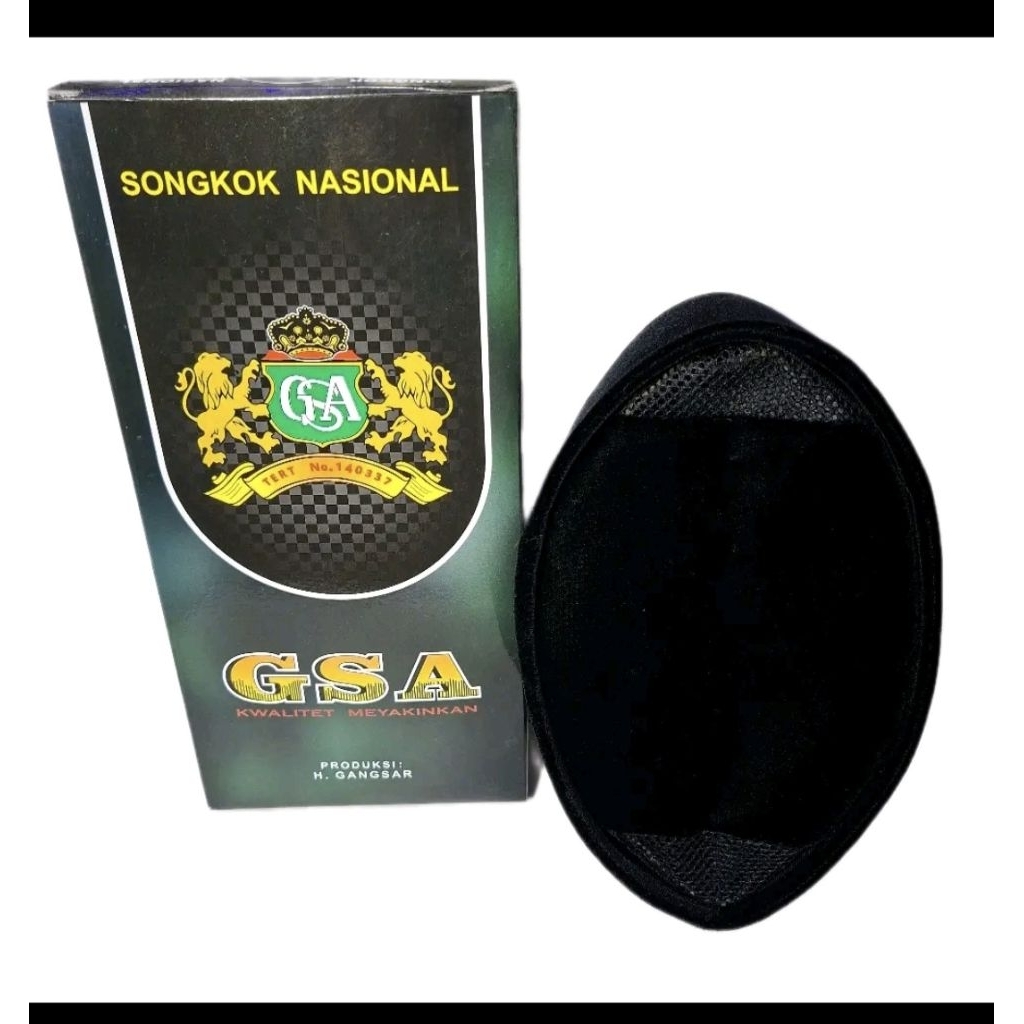 NEW 9.9 COD Peci Nasional songkok Gsa kopiah hitam Bludru halus Peci Pria Anak Dewasa Motif (AC) no 