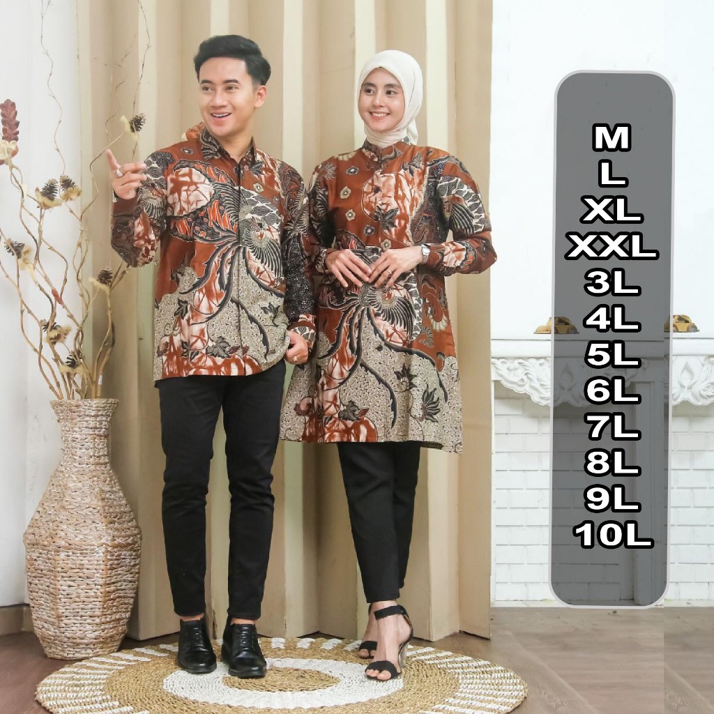 Tunik Batik Dan Kemeja Batik Jumbo | M-10XL SUPER JUMBO | atasan seragaman batik modern | batik coup