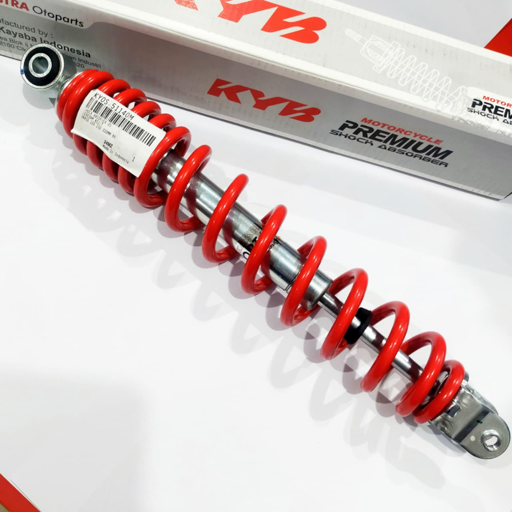 Shock Belakang KYB Premium 330 mm Beat Vario 125/150 Scoopy ORIGINAL KAYABA KYOS-51140 SHOCKBREAKER 