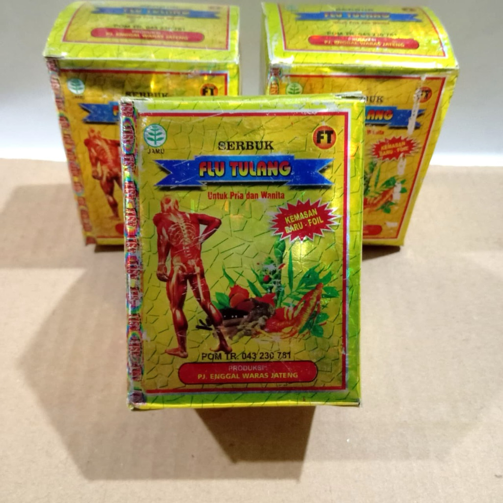 FLU TULANG SERBUK HERBAL ORIGINAL - 12 SACHET
